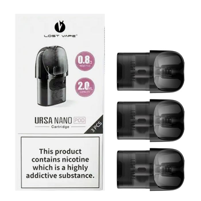 Lost Vape Ursa Nano Pods | £9 - Avalanche Vapes 0.8 Ω