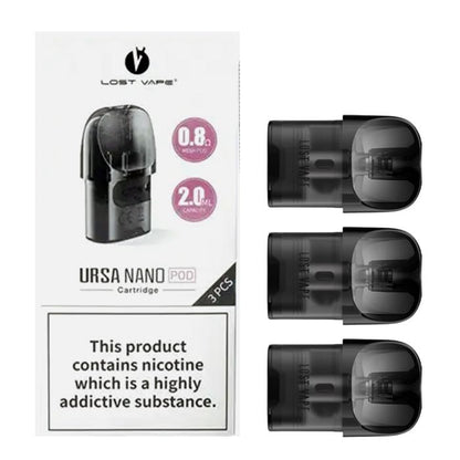Lost Vape Ursa Nano Pods | £9 - Avalanche Vapes 0.8 Ω