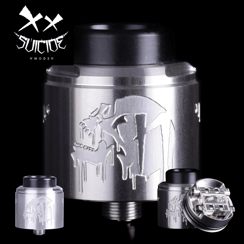 Nightmare V2 RDA Tank | £26 - Avalanche Vapes Stainless Steel