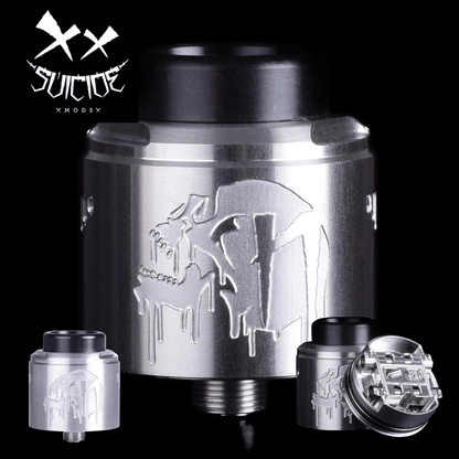 Nightmare V2 RDA Tank | £26 - Avalanche Vapes Stainless Steel