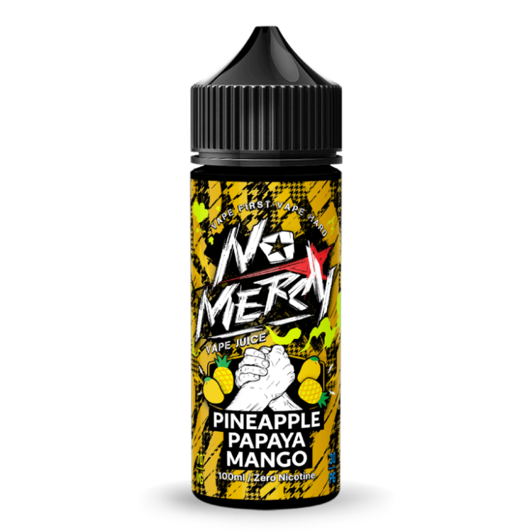 No Mercy 70/30 | 100ml + 2 Nics | £5 - Avalanche Vapes Pineapple Papaya Mango