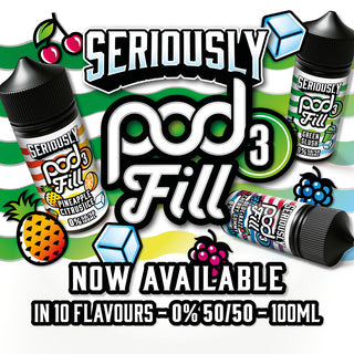 Doozy Seriously Pod Fill X3 50/50 +2 Nics (£7)