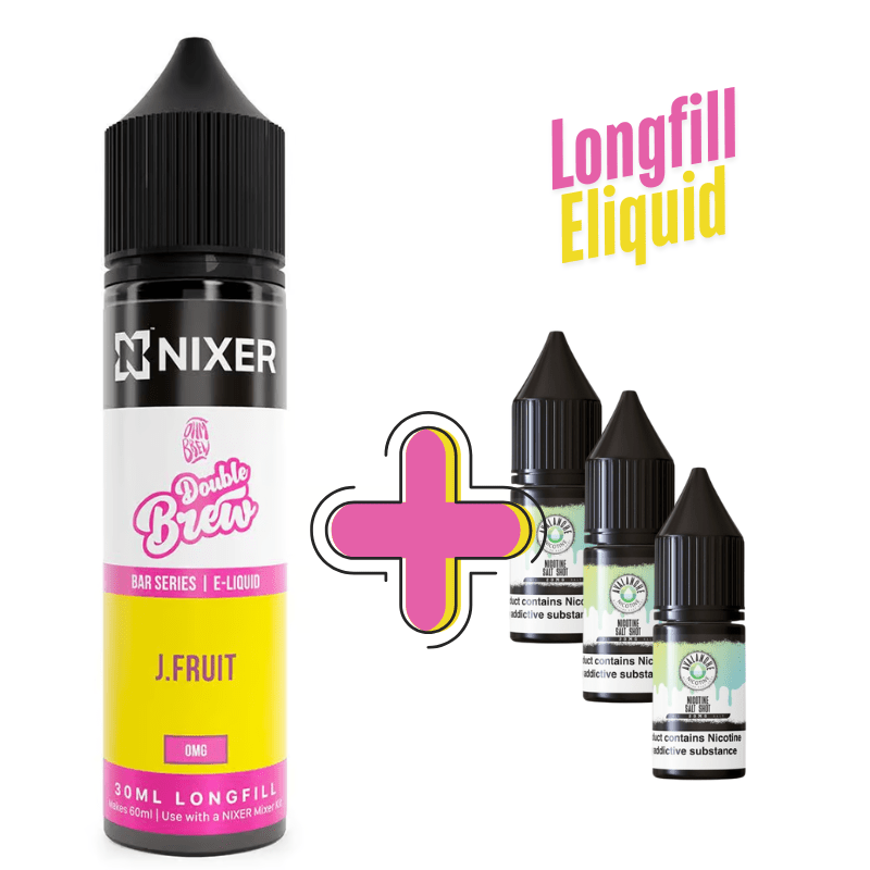 Ohm Brew Longfill + 3 Salts - Avalanche Vapes J Fuiit