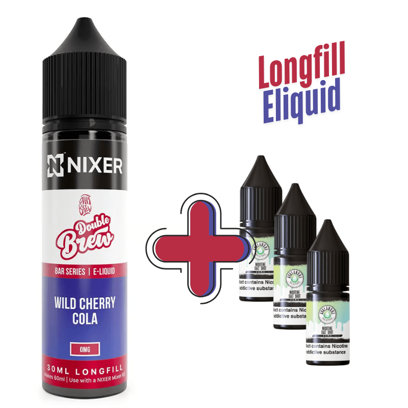 Ohm Brew Longfill + 3 Salts - Avalanche Vapes Wild Cherry Cola