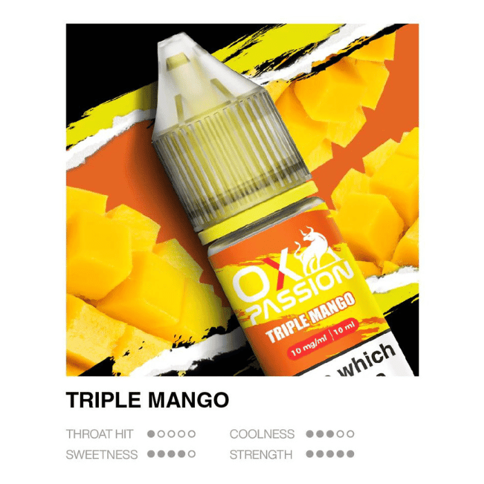 Ox Passion Nic Salt | From £1 - Avalanche Vapes Berries Burst10mg