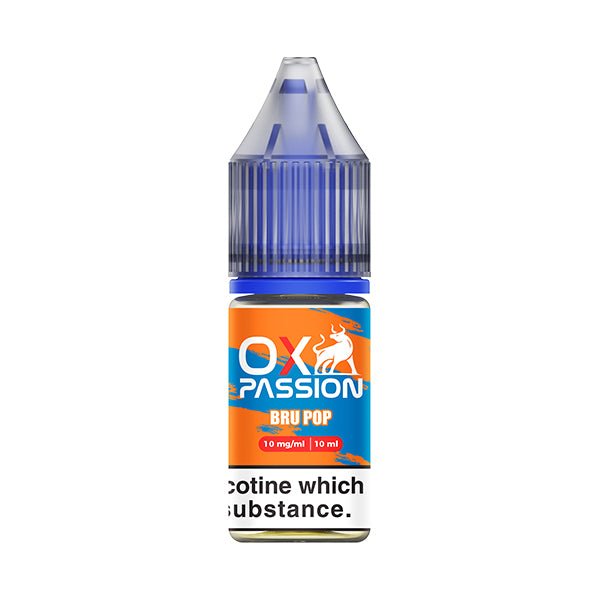 Ox Passion Nic Salt | From £1 - Avalanche Vapes Bru Pop10mg