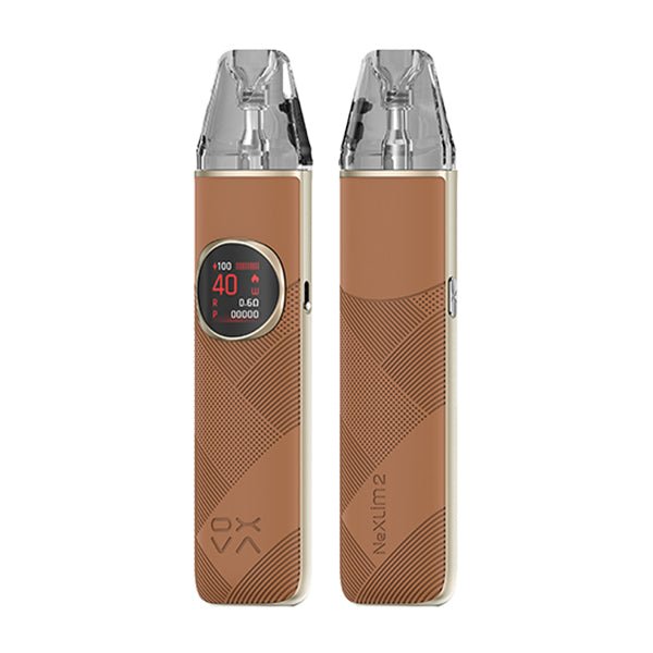 OXVA NeXlim 2 Pod Kit | £25 - Avalanche VapesBright Brown Leather