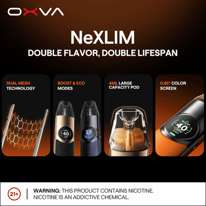 Oxva Nexlim Kit | £17 - Avalanche Vapes Chequered Green