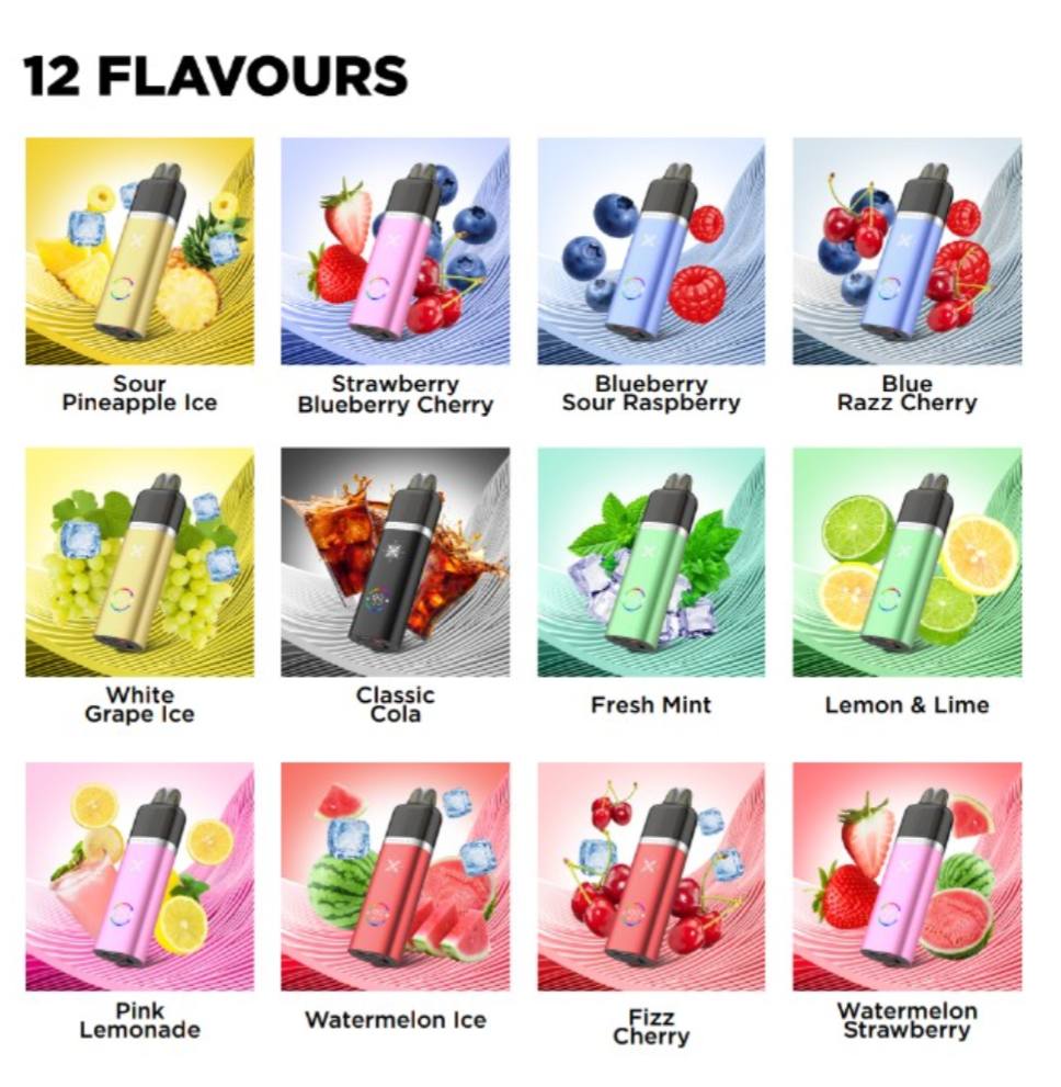 Oxva Tasteflex SL 12K Prefilled Kit | £9 - Avalanche Vapes Blueberry Sour RaspberryKIT