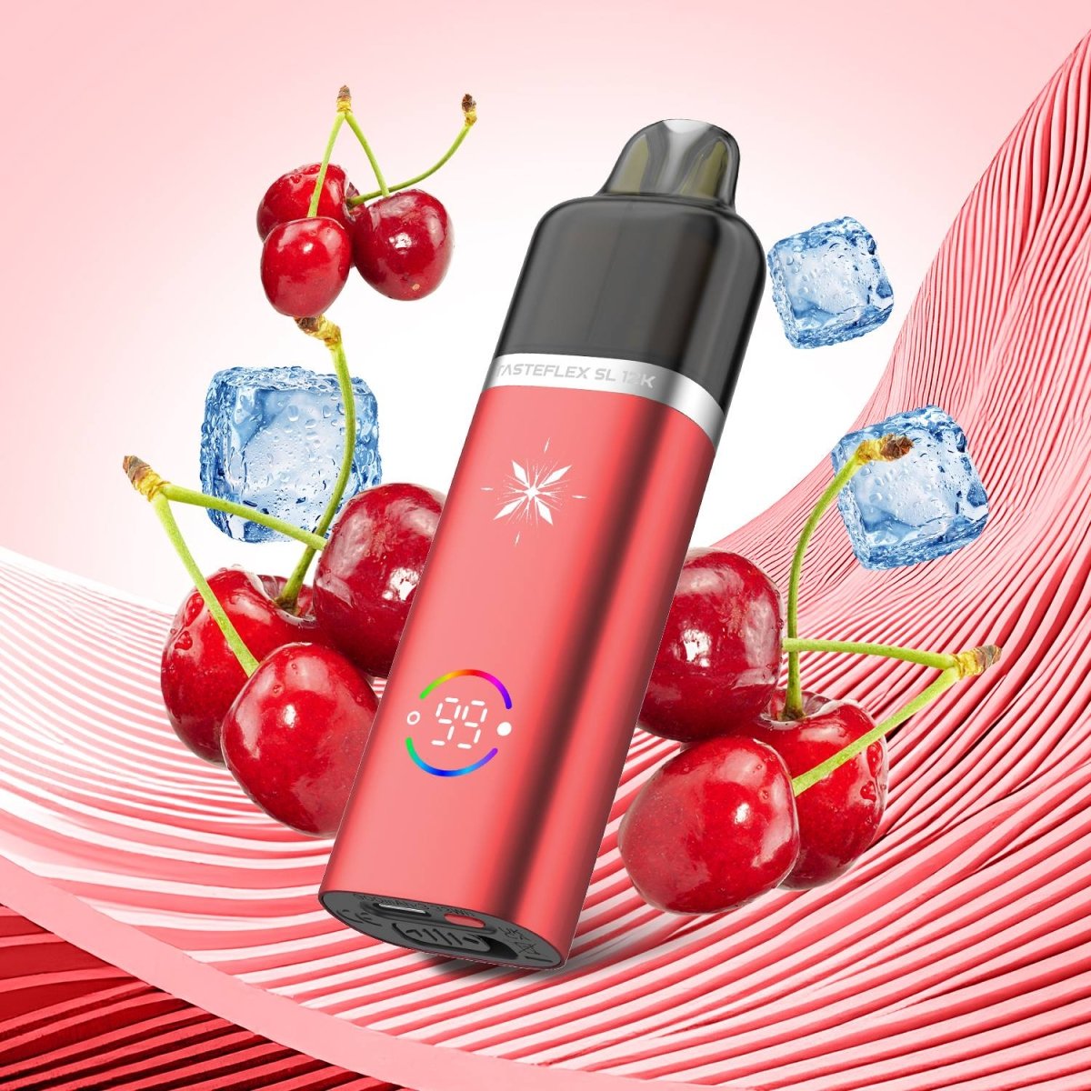 Oxva Tasteflex SL 12K Prefilled Kit | £9 - Avalanche Vapes Fizz CherryKIT