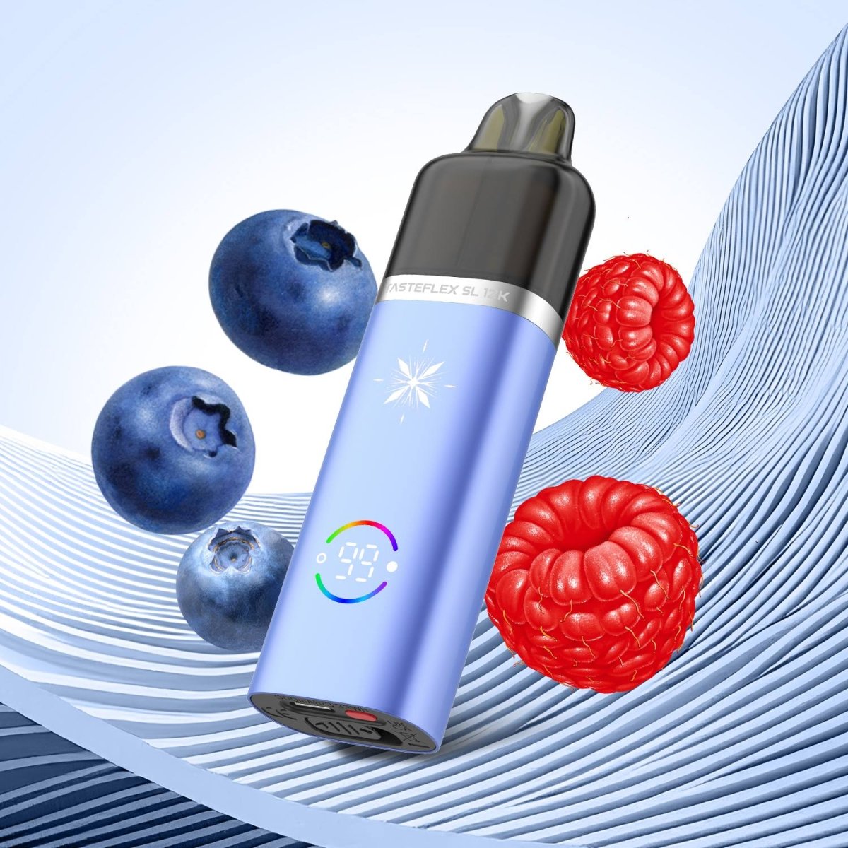 Oxva Tasteflex SL 12K Prefilled Kit | £9 - Avalanche Vapes Blueberry Sour RaspberryKIT