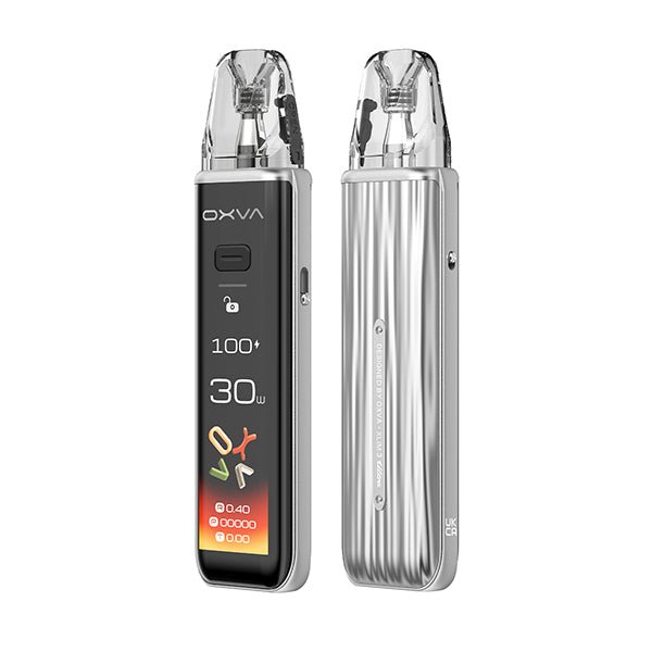 Oxva Xlim 3 Ultra Kit | £23 - Avalanche Vapes Metal Silver