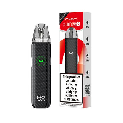 Oxva Xlim Go 2 Kit | £10 - Avalanche Vapes Black Carbon