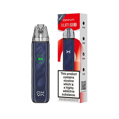 Oxva Xlim Go 2 Kit | £10 - Avalanche Vapes Metal Blue