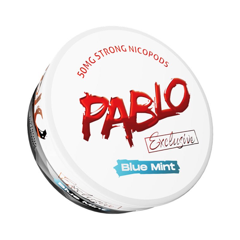 Pablo Exclusive Nicotine Pouches | 50mg | £2 - Avalanche Vapes Blue Mint50mg
