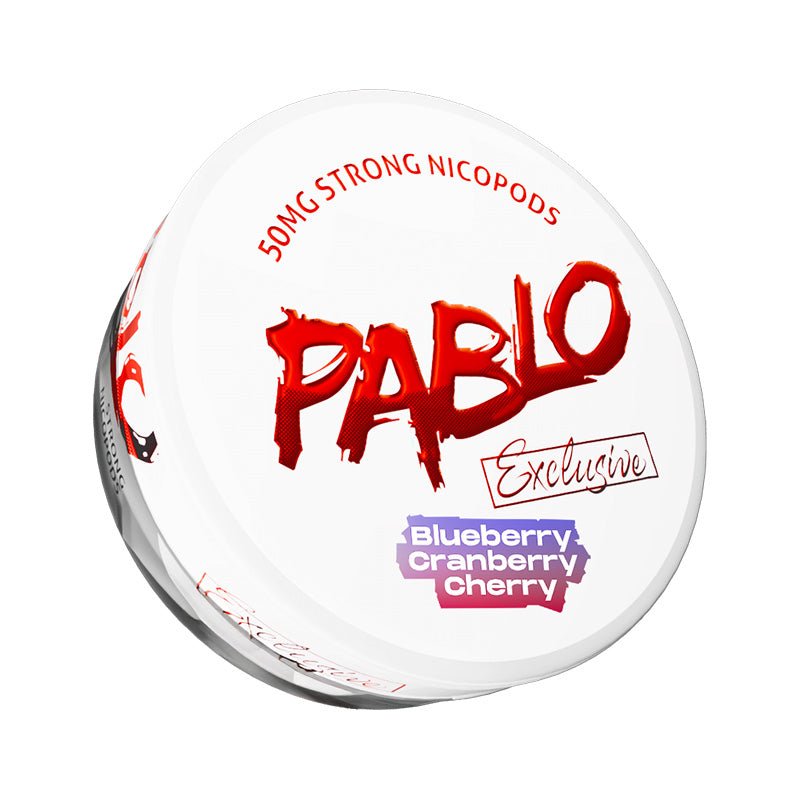 Pablo Exclusive Nicotine Pouches | 50mg | £2 - Avalanche Vapes Blueberry Cranberry Cherry50mg