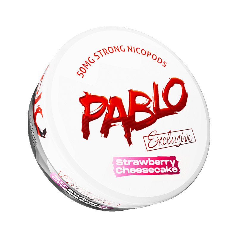 Pablo Exclusive Nicotine Pouches | 50mg | £2 - Avalanche Vapes Strawberry Cheesecake50mg