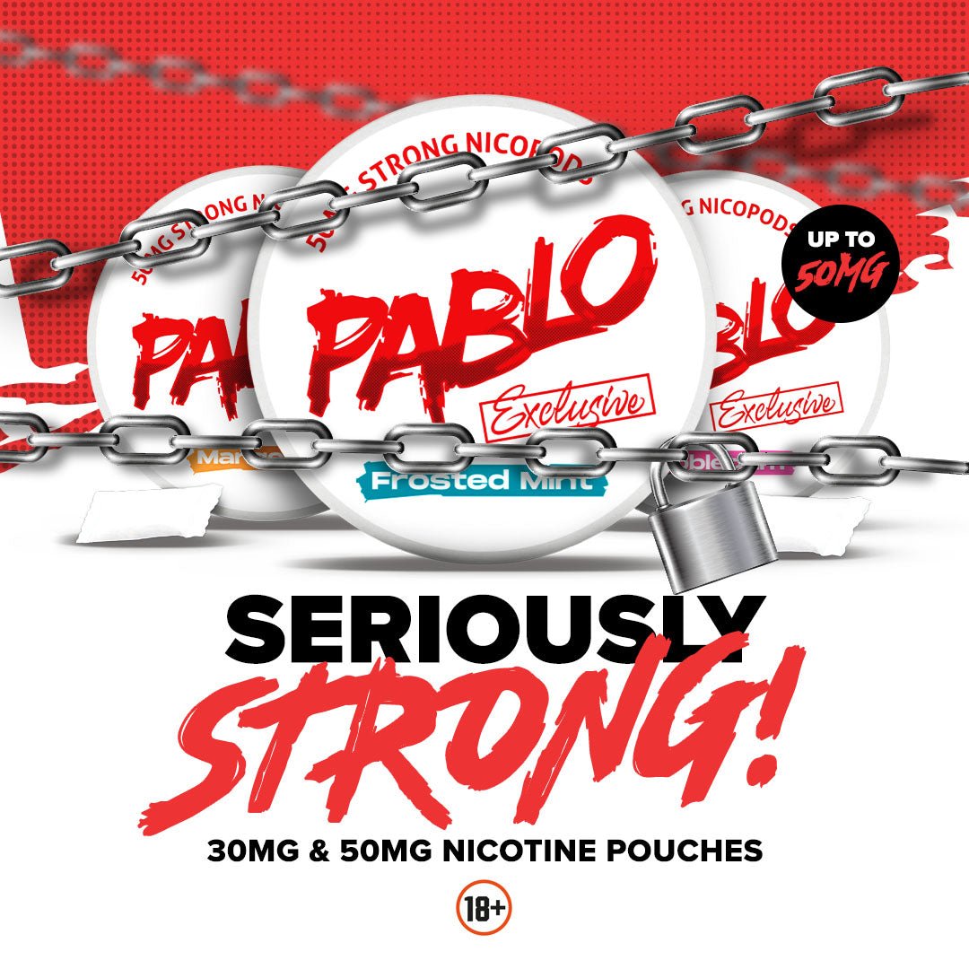 Pablo Exclusive Nicotine Pouches | 50mg | £2 - Avalanche Vapes Watermelon Lemon50mg