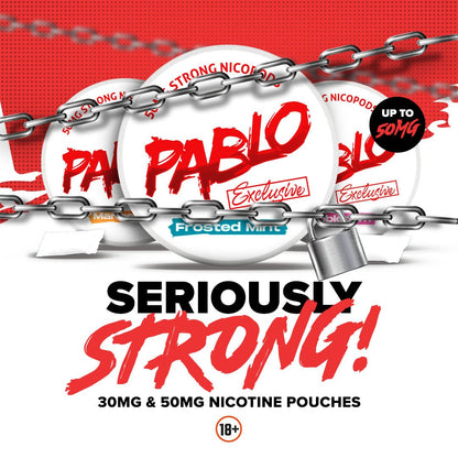 Pablo Exclusive Nicotine Pouches | 50mg | £2 - Avalanche Vapes Watermelon Lemon50mg