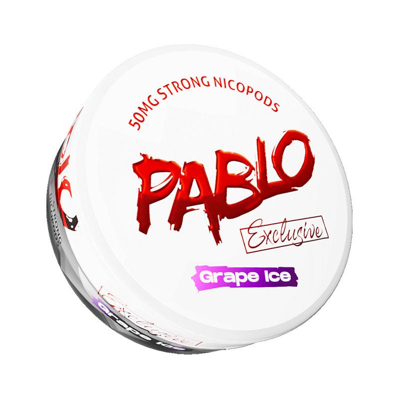 Pablo Exclusive Nicotine Pouches | 50mg | £2 - Avalanche Vapes Grape Ice50mg