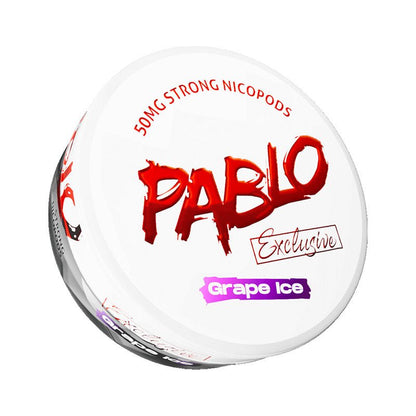 Pablo Exclusive Nicotine Pouches | 50mg | £2 - Avalanche Vapes Grape Ice50mg