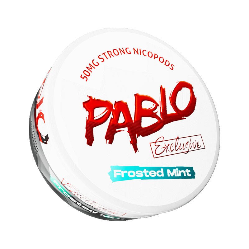 Pablo Exclusive Nicotine Pouches | 50mg | £2 - Avalanche Vapes Frosted Mint50mg