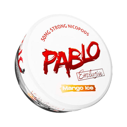 Pablo Exclusive Nicotine Pouches | 50mg | £2 - Avalanche Vapes Mango Ice50mg