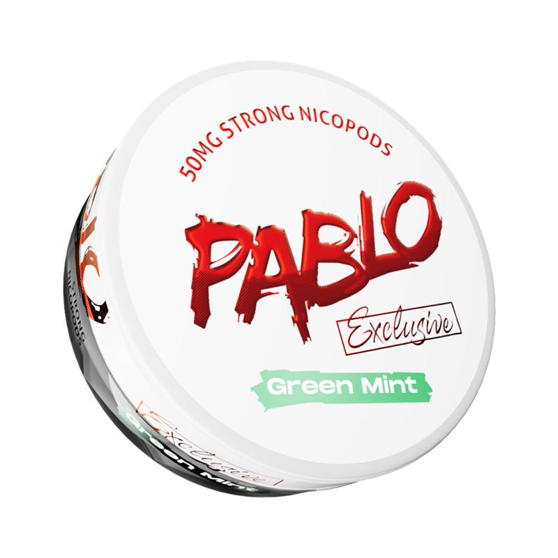 Pablo Exclusive Nicotine Pouches | 50mg | £2 - Avalanche Vapes Green Mint50mg