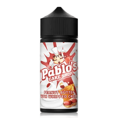 Pablo's Cake Shop 70/30 | 100ml + 2 Nics | £7 - Avalanche Vapes Peanut Butter with Whipped Cream