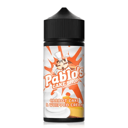 Pablo's Cake Shop 70/30 | 100ml + 2 Nics | £7 - Avalanche Vapes Carrot Cake and Whipped Cream