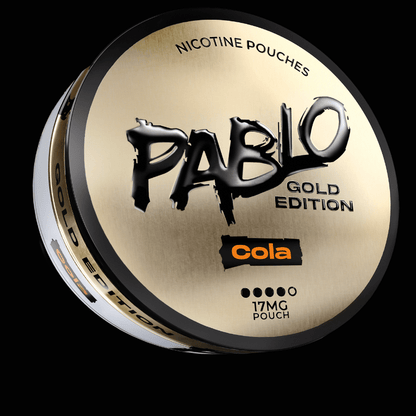 Pablo Gold Edition Nicotine Pouches | 17mg | 5 Tins for £15 | £3.50 - Avalanche Vapes Cola17mg