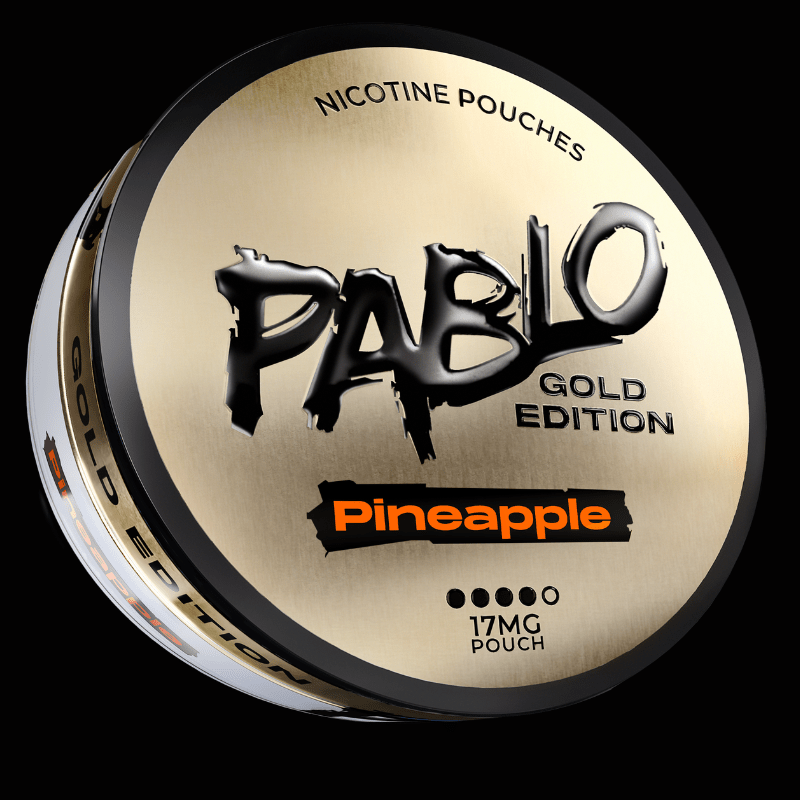 Pablo Gold Edition Nicotine Pouches | 17mg | 5 Tins for £15 | £3.50 - Avalanche Vapes Pineapple17mg