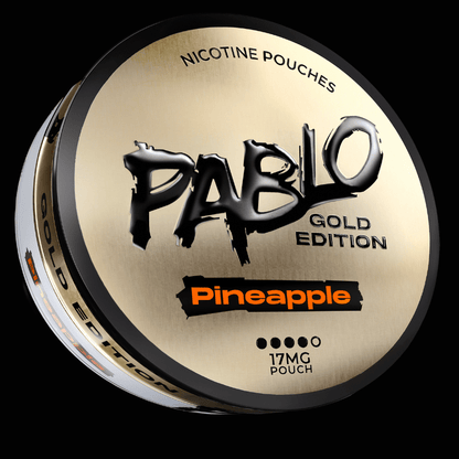 Pablo Gold Edition Nicotine Pouches | 17mg | 5 Tins for £15 | £3.50 - Avalanche Vapes Pineapple17mg