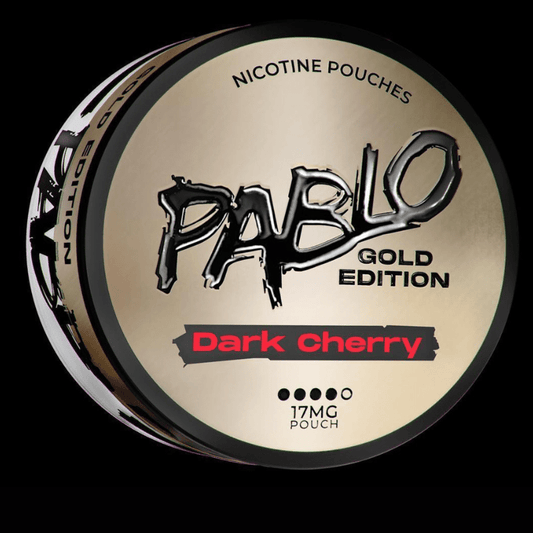 Pablo Gold Edition Nicotine Pouches | 17mg | 5 Tins for £15 | £3.50 - Avalanche Vapes Dark Cherry17mg