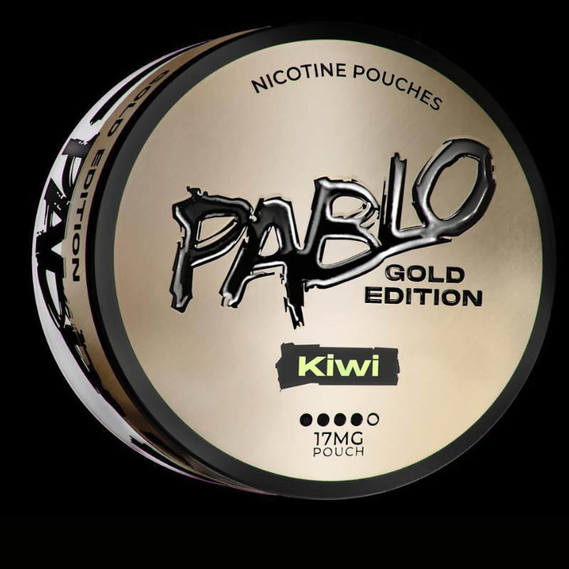 Pablo Gold Edition Nicotine Pouches | 17mg | 5 Tins for £15 | £3.50 - Avalanche Vapes Kiwi17mg