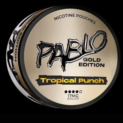 Pablo Gold Edition Nicotine Pouches | 17mg | 5 Tins for £15 | £3.50 - Avalanche Vapes Tropical Punch17mg