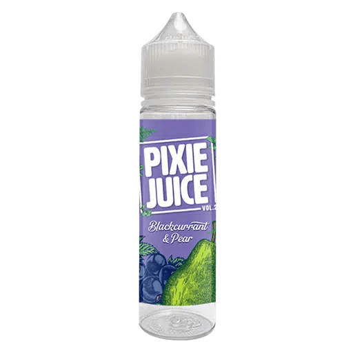 Pixie Juice Vol 1 & 2 Longfill + 3 Nic Salts | £4 - Avalanche Vapes Blackcurrant & Pear/ 12mg (+4 Saltshots)