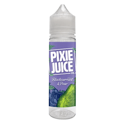 Pixie Juice Vol 1 & 2 Longfill + 3 Nic Salts | £4 - Avalanche Vapes Blackcurrant & Pear/ 12mg (+4 Saltshots)