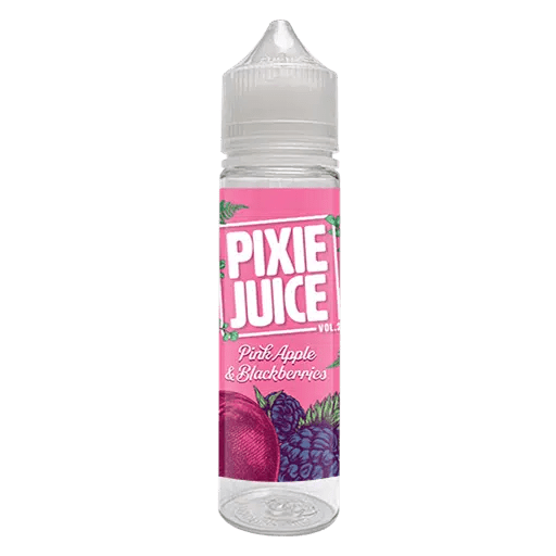Pixie Juice Vol 1 & 2 Longfill + 3 Nic Salts | £4 - Avalanche Vapes Pink Apple & Blackberries/ 12mg (+4 Saltshots)