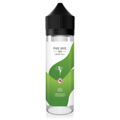 Pixie Juice Vol 1 & 2 Longfill + 3 Nic Salts | £4 - Avalanche Vapes Apple Peach/ 12mg (+4 Saltshots)