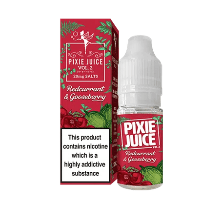 Pixie Juice Vol 2 Nic Salt | £1 - Avalanche Vapes Redcurrant & Gooseberry20mg