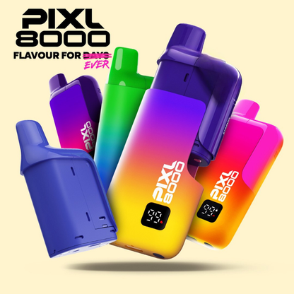 PIXL 8000 Prefilled Kit | £8 - Avalanche Vapes Pineapple IceKIT