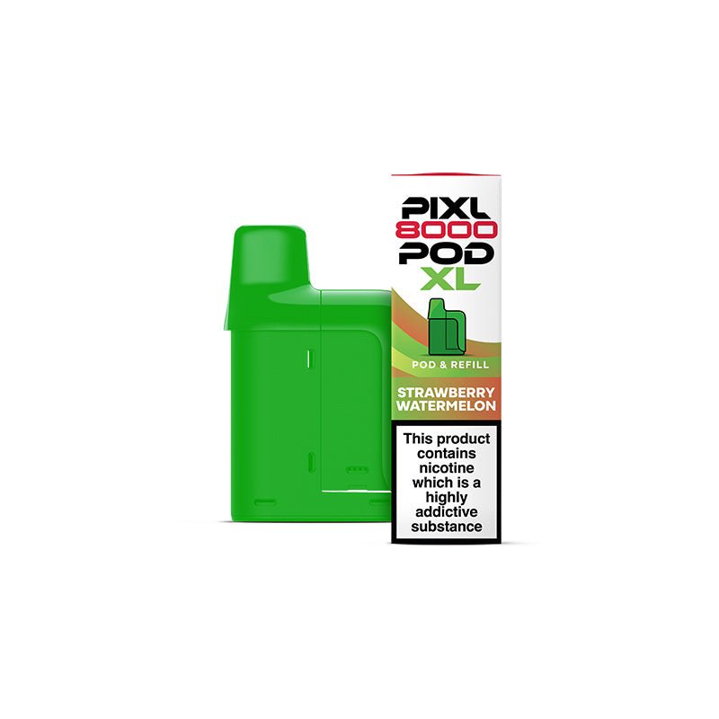 PIXL 8000 Prefilled Pods | £6 - Avalanche Vapes Strawberry Kiwi RazzPODS