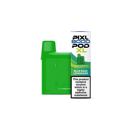 PIXL 8000 Prefilled Pods | £6 - Avalanche Vapes Blue Razz LemonadePODS