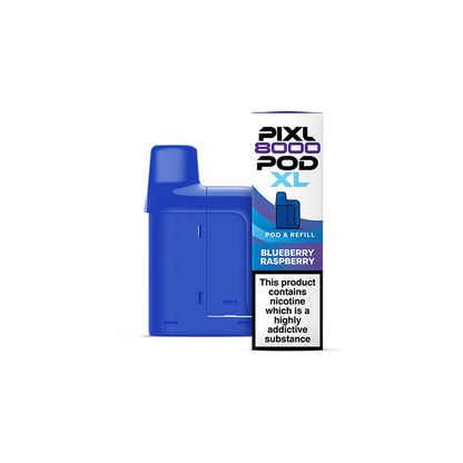PIXL 8000 Prefilled Pods | £6 - Avalanche Vapes Blue RaspberryPODS