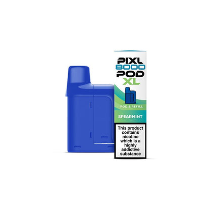 PIXL 8000 Prefilled Pods | £6 - Avalanche Vapes SpearmintPODS