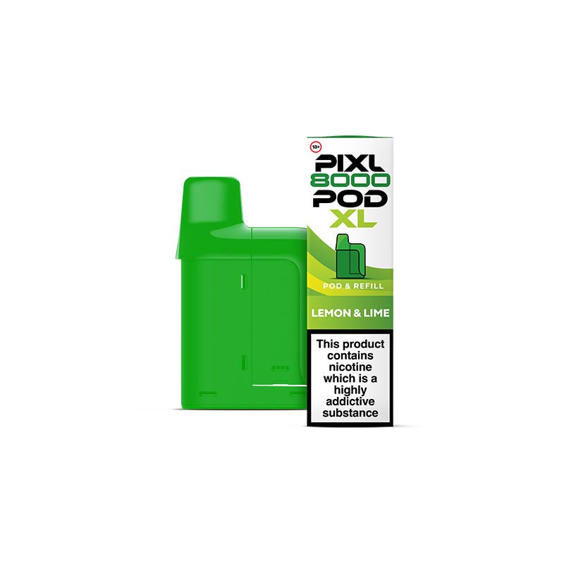 PIXL 8000 Prefilled Pods | £6 - Avalanche Vapes Lemon LimePODS