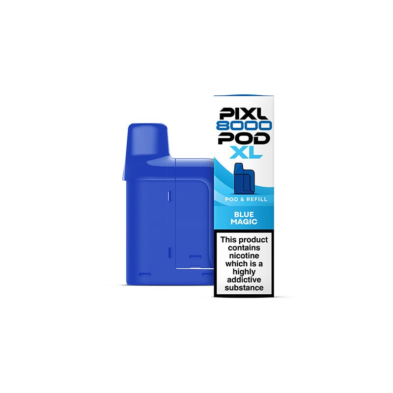 PIXL 8000 Prefilled Pods | £6 - Avalanche Vapes Blue MagicPODS