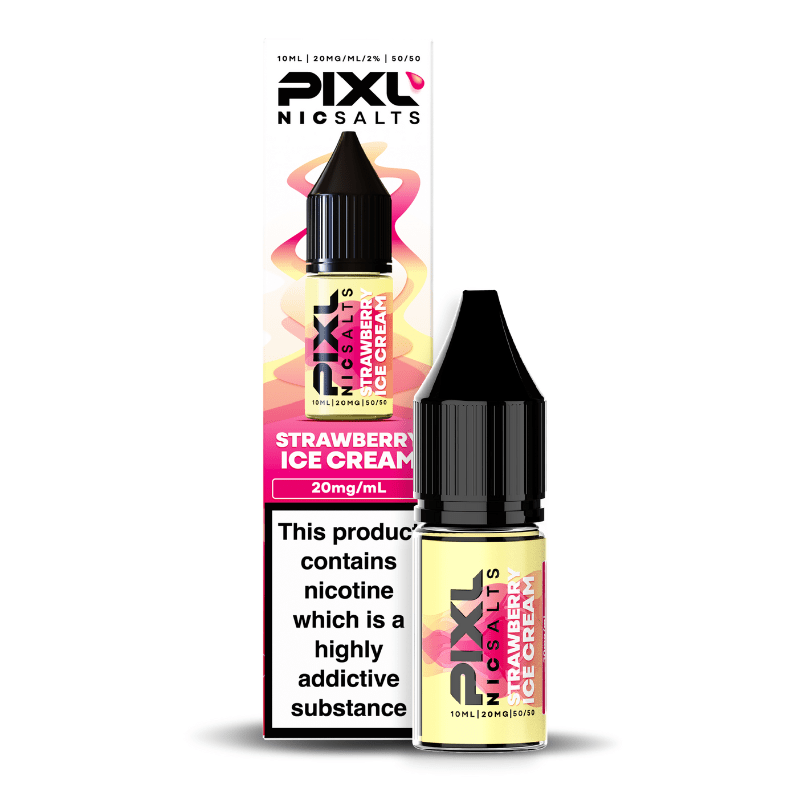 Pixl Nic Salt | £2 - Avalanche Vapes Strawberry Ice Cream10mg
