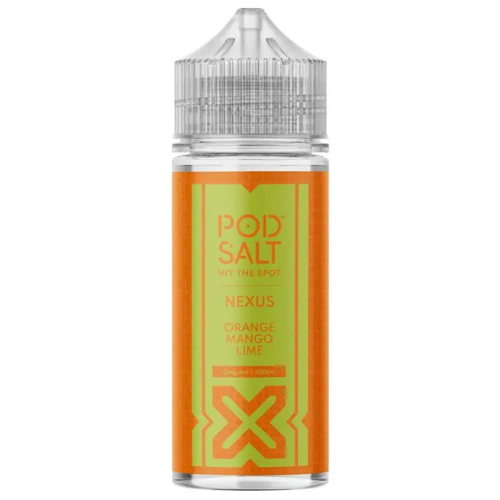 Pod Salt Nexus 70/30 | 100ml + 2 Nics | £6 - Avalanche Vapes Orange Mango Lime